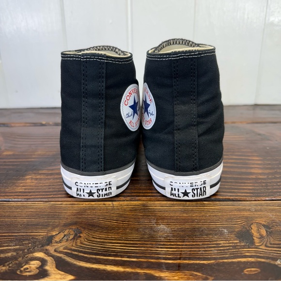 Converse Chuck Taylor All Star Hi Black Canvas Sneakers – Women’s 8 / Men’s 6 - Picture 5 of 9